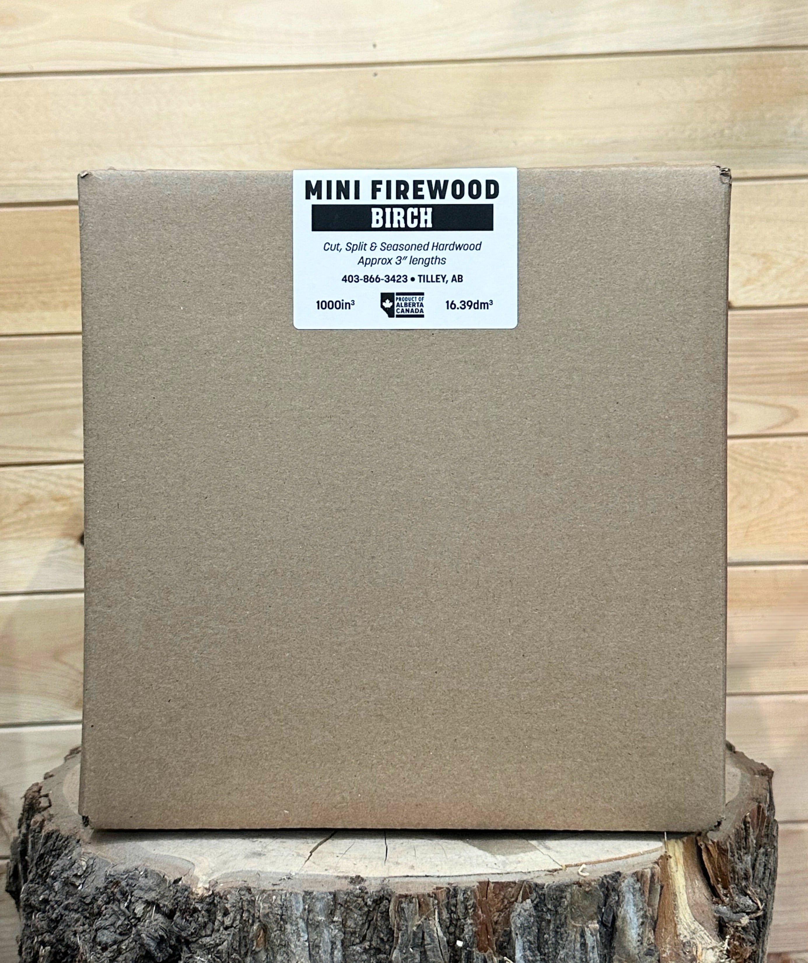 Mini Wood Box 3" (Birch)
